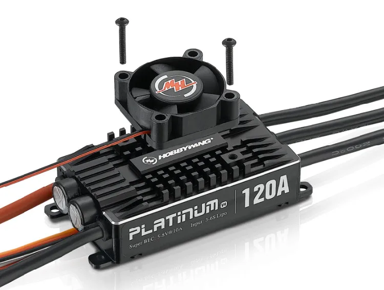 

1pc Original Hobbywing Platinum Pro V4 120A 3-6S Lipo BEC Empty Mold Brushless ESC for RC Drone Aircraft Helicopter