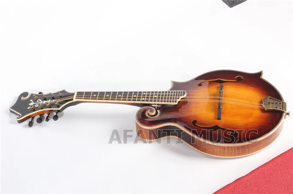 Afanti Массив ели верх/Массивная древесина клена задняя и боковая/Afanti mandolin(AMB-226