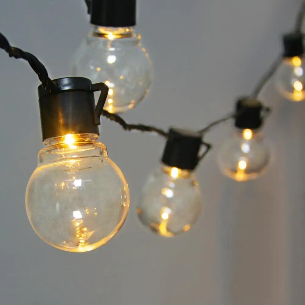 

Retro Edison Light Bulb Vintage Decoration Edison lamp 10/20 LEDs String 220V Patio lights Replace Incandescent Bulbs EU Plug