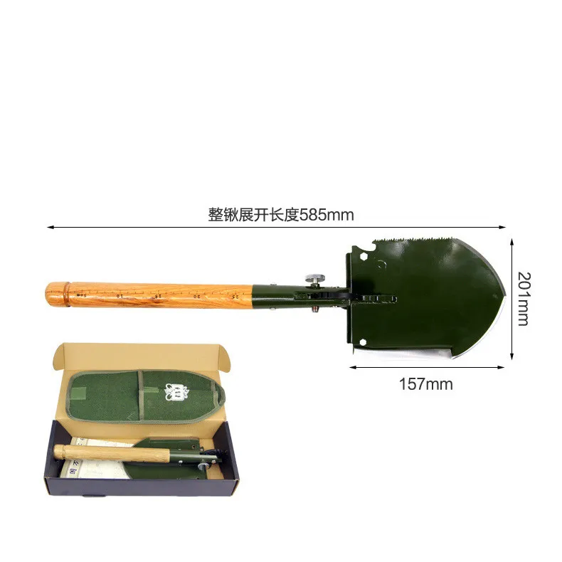 Acampamento ao ar Caminhadas ao ar pá de Acampamento Chinês Militar Sobrevivência Dobrável Livre Multifuncional Ferramentas pá 28 ar livre multifuncional pá de acampamento caminhadas