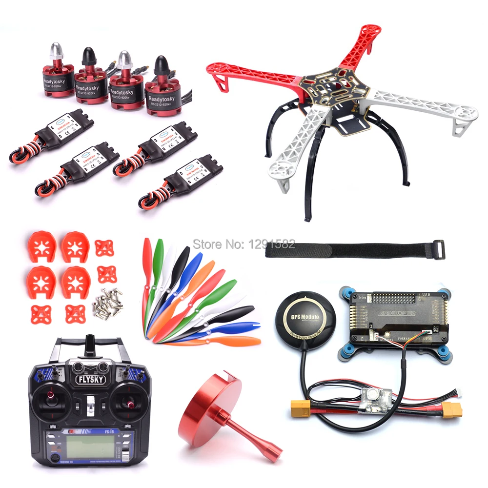 

F450 450mm Frame Kit APM2.8 Flight Controller 2212 920kv motor 30A simonk ESC M8N GPS Power Module 1045 Prop