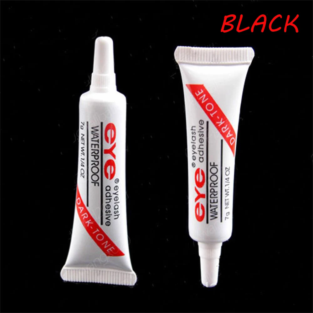 

2Pcs Eye Lash Glue Clear Black Color Makeup Adhesive Waterproof False Eyelashes Lady Hot Selling