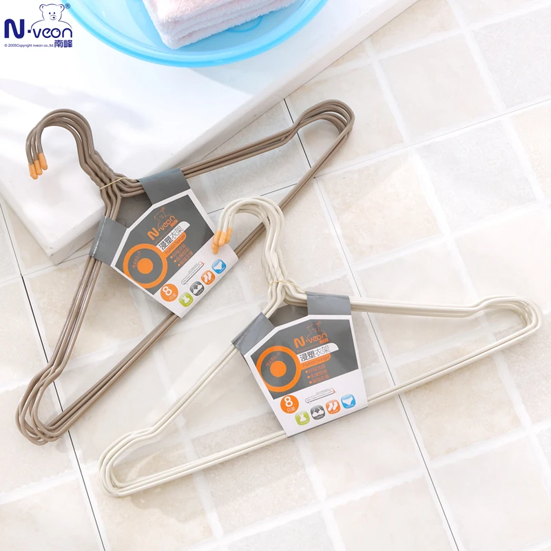 Dip hang wet and dry clothes Seamless hanger drying racks support