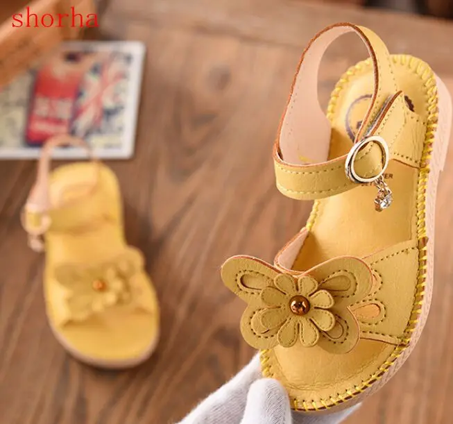

Girl Princess Sandals 2018 New Brand children sandal summer kids sandlas cute design princess shoes girls Bowtie shoes