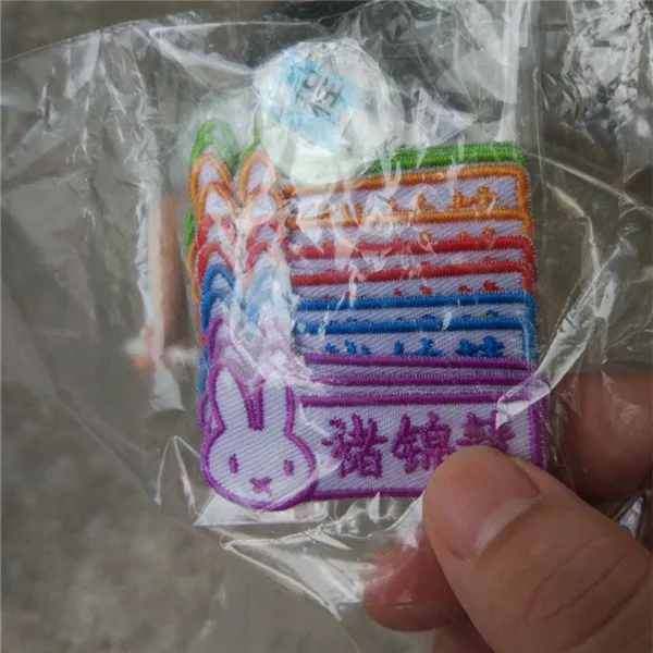 Customized Kids Name stickers Embroidery Iron Sewn on cloth patches - Buyers show 8