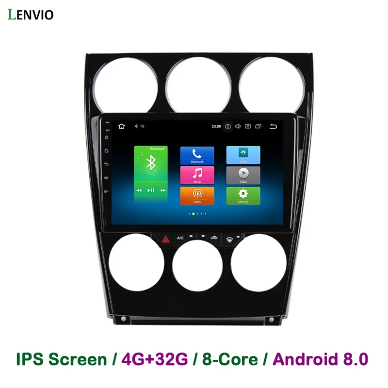 

Lenvio 4G RAM 32G ROM Octa Core Android 8.0 CAR DVD GPS Player multimedia For Mazda 6 2002 2003-2006 2007 2008 Auto Radio BT IPS