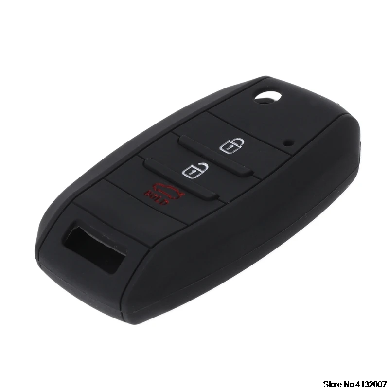 

3 Buttons Silicone Car Key Fob Cover Case Protector For Kia Ceed Sorento 828 Promotion