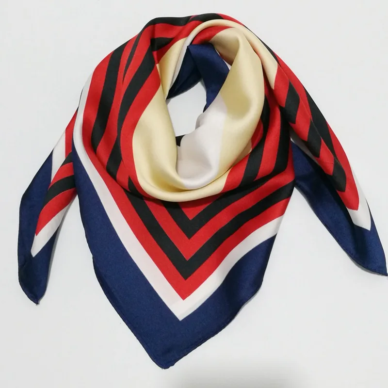 Phertiful Spring Small Square Silk Scarf Women Brand Foulard