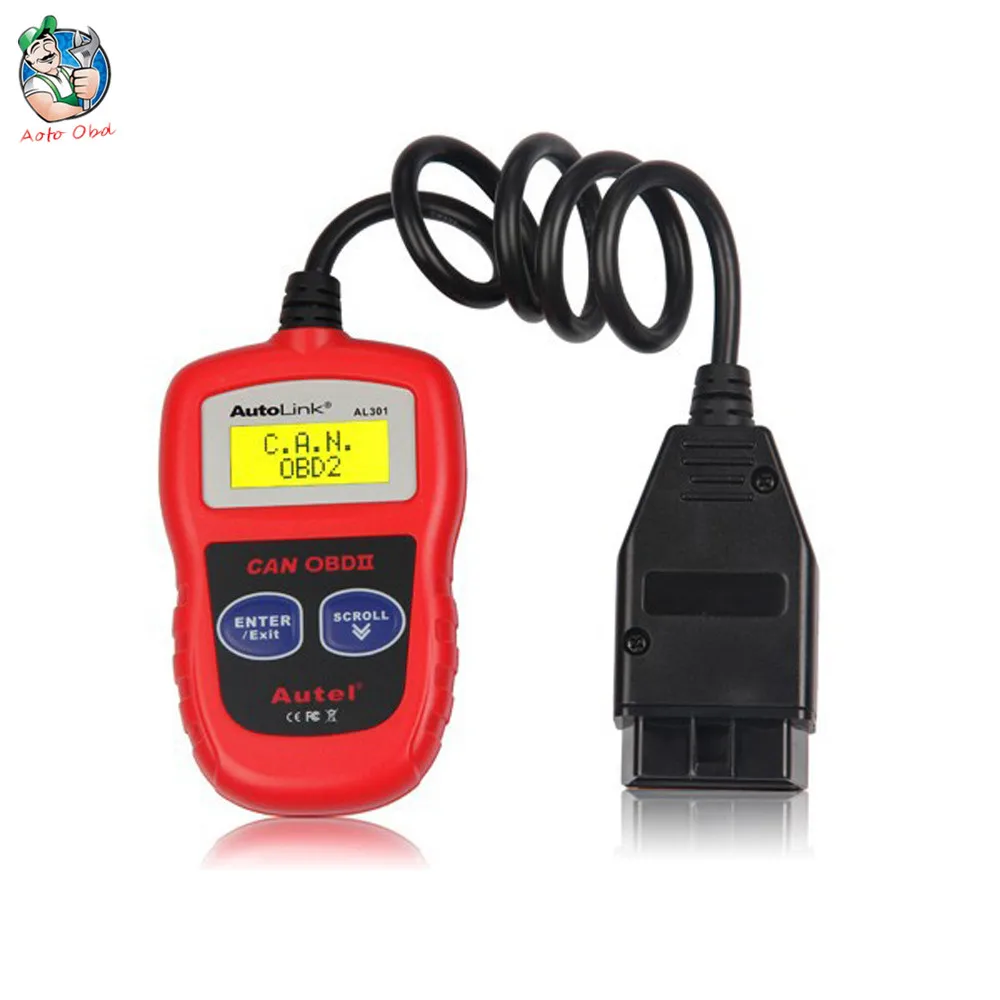 AL301 OBD2 CAN Code Reader original Autel AutoLink AL301 OBDII Scanner