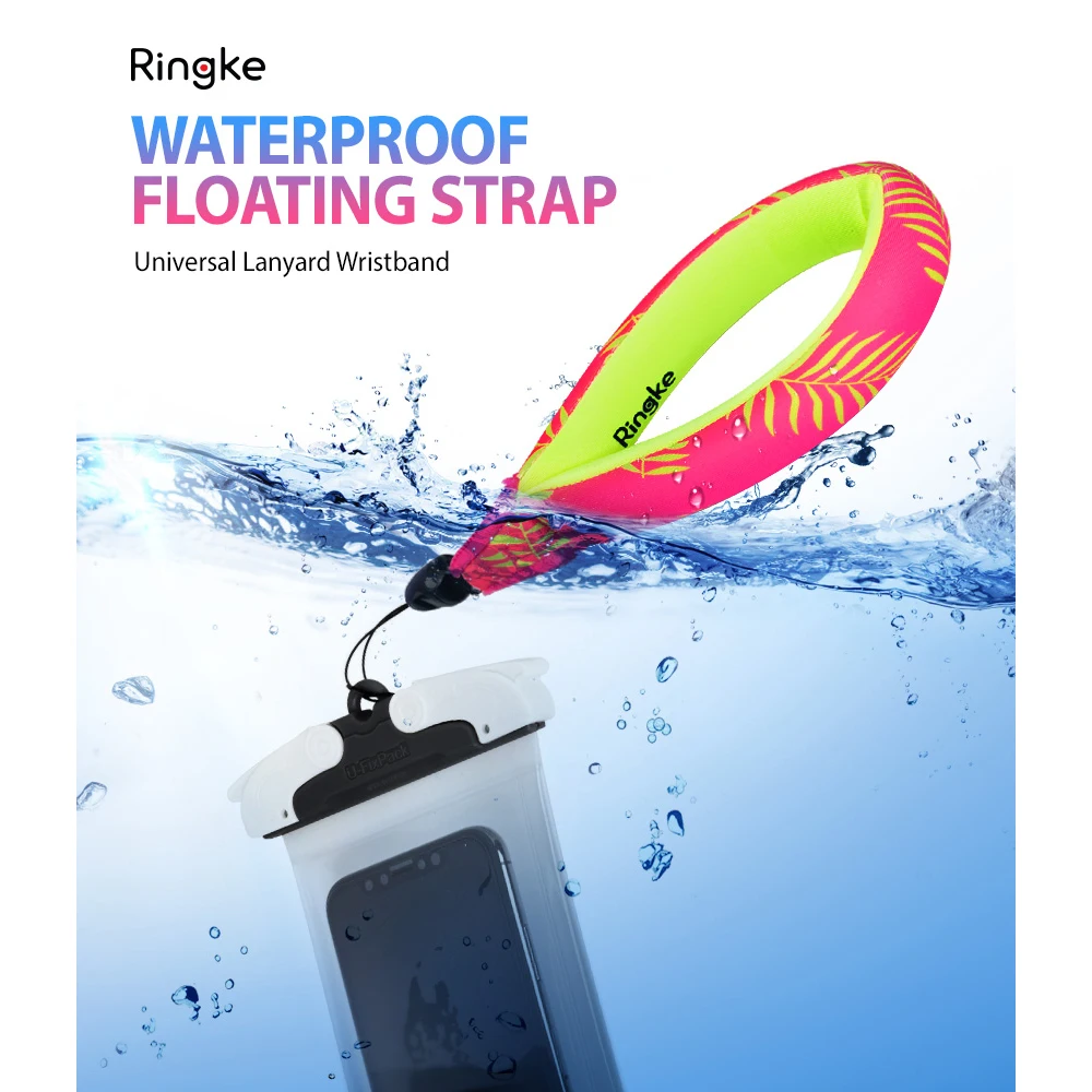 

Ringke Floating Strap Universal Waterproof Foam Float Wrist Strap For GoPro, Digital Camera, Mobile Phones
