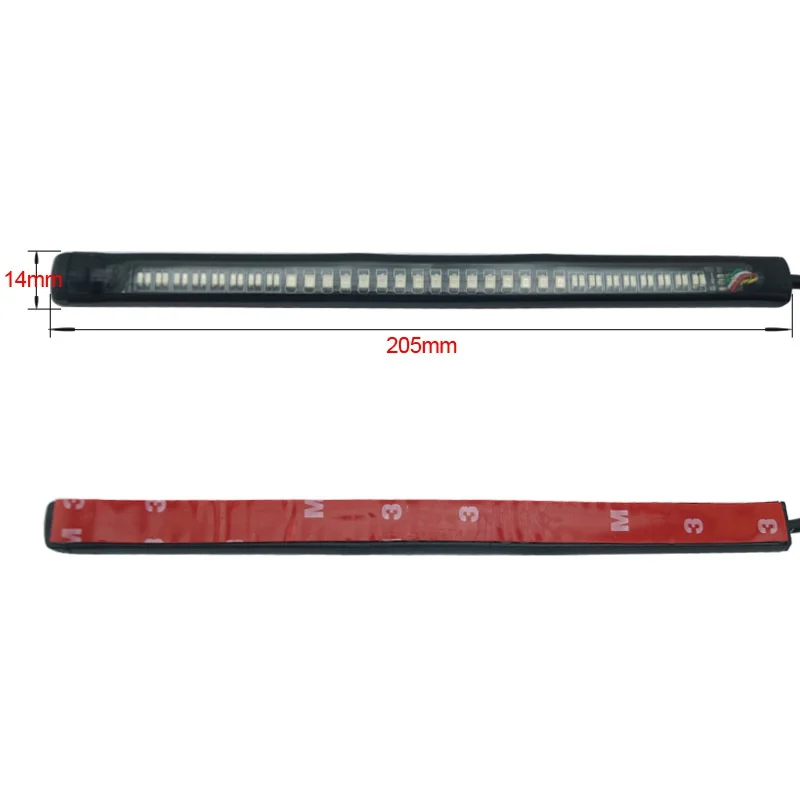 Мотоцикл интегрированный 3528 SMD 48 Светодиодный свет Moto Гибкая полосветильник