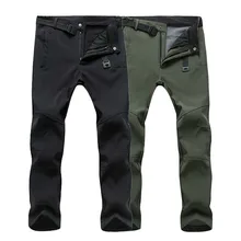 Mortonpart Для мужчин брюки зима софтшелл флис толщиной открытый Водонепроницаемый Пеший Туризм походы кемпинг Лыжный Спорт мужские спортивные брюки