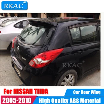 

RKAC Rear Roof Lip Spoiler Car Styling Auto Car Rear Roof Spoiler rear Wing For NISSAN TIIDA Spoiler 2005-2010 ABS Material