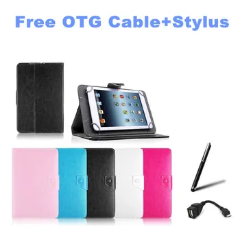 

For RoverPad Tesla 8.9 3G New Tablet Universal Tablet Magnetic PU Leather Cover Case 2 Gifts