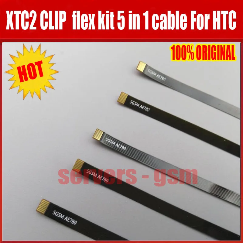 Новейший 5 шт./партия xtc 2 зажим гибкий кабель переходник xtc 2 flex kit 5 в 1 для htc без коробки