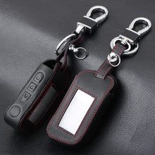 Novo Estojo De Couro Para Starline A93 A93 A63 Controlador Remoto Do alarme Do Carro Chaveiro LCD Cover, Carro-styling