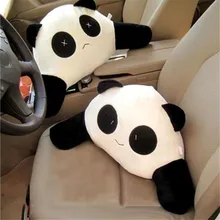 Универсальный Автомобиль Для Укладки Panda Автомобиль Талии Подушка Спинки Сиденья Подушки Поясничной Поддержки Отдых Путешествия Кролика