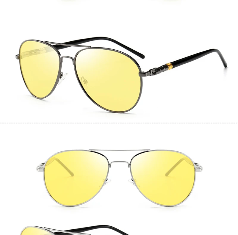 Psacss Classic Pilot Photochromic Sunglasses Men Driving Clear Polarized Lens Sun Glasses Male Vintage Brand Sunglass Oculos UV Psacss Classic Pilot Photochromic Sunglasses Men Driving Clear Polarized Lens Sun Glasses Male Vintage Brand Sunglass Oculos UV