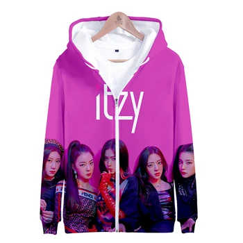

Funny 3d Itzy Kpop Fashion Hip Hop Men Women Zipper Hoodies Jacket Top Casual Long Sleeve Unisex Zip Up 3D Hooded Sweatshirt 4XL