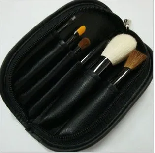 

free shipping fashion mini 6pcs synthetic hair makeup brush travel set/cosmetic brush #6PC-01