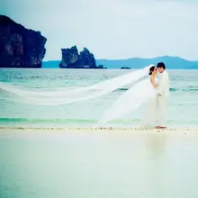 Veu De Noiva реальные фотографии белая свадебная вуаль цвета слоновой кости 10 м Длинные свадебные Veis свадебные аксессуары