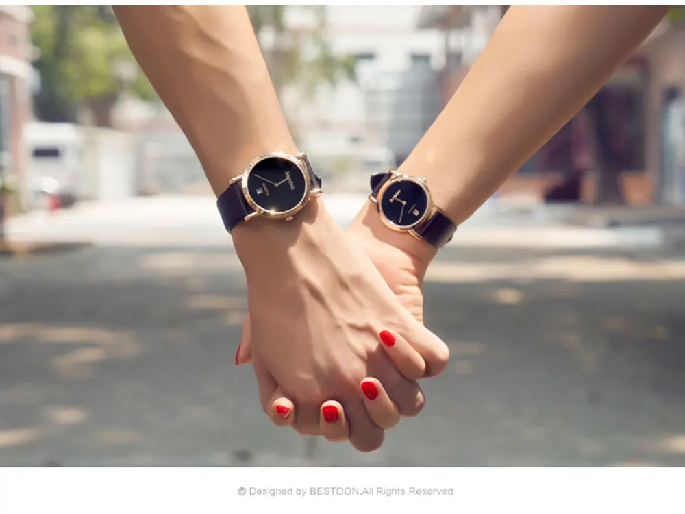 Bestdon простые кварцевые женские часы сапфир водостойкие женские часы Femme наручные часы минималистский роскошный лучший бренд подарок