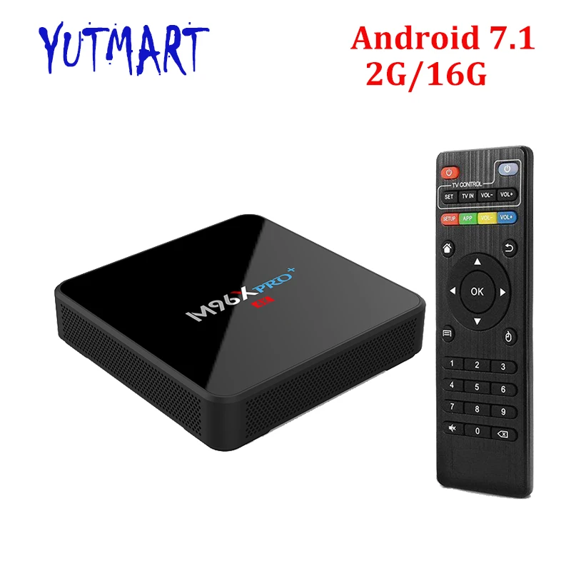 

M96X Pro+ Smart TV Box Android 7.1 S905W Quad-core 2.4G&5G WiFi 2G RAM 16GB ROM Media Player Support 4K BT4.0 Better TX3 MINI
