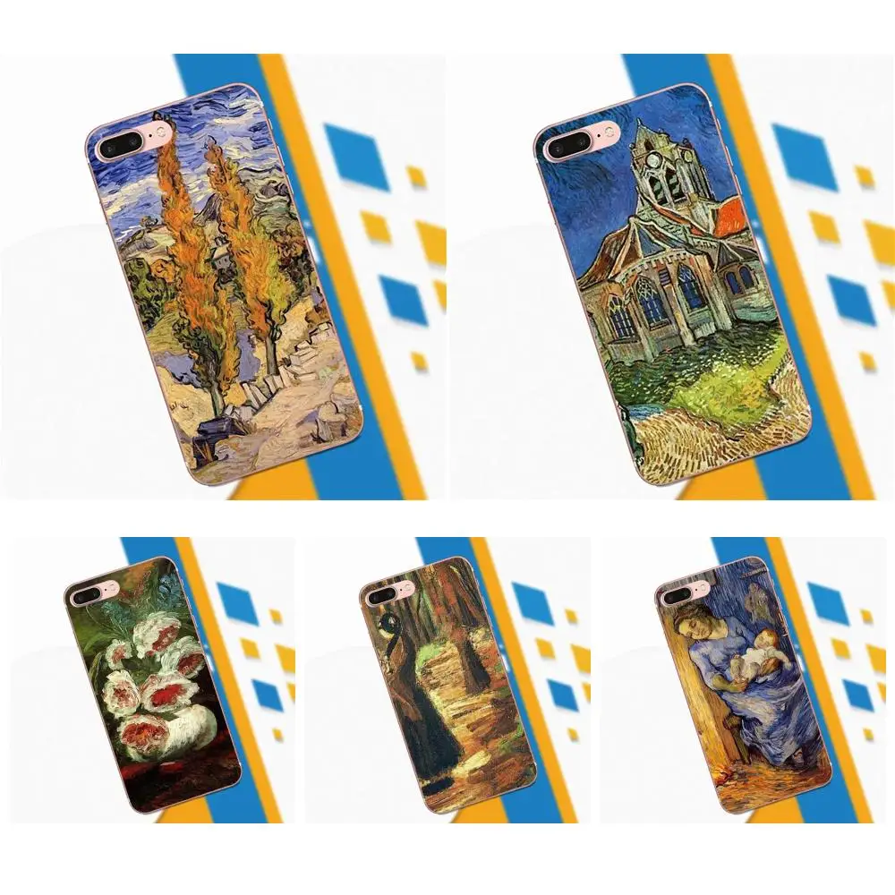 

Vincent Van Gogh Oil Painting Tpu Phone Case For LG G4 G5 G6 K4 K7 K8 K10 2017 V10 V20 V30 Stylus Nexus 5 5X G2 G3 mini spirit