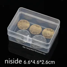 R477 прямоугольная пластиковая коробка прозрачный продукт упаковочная коробка для хранения Pp металлические детали коробка инструмент коробка с крышкой