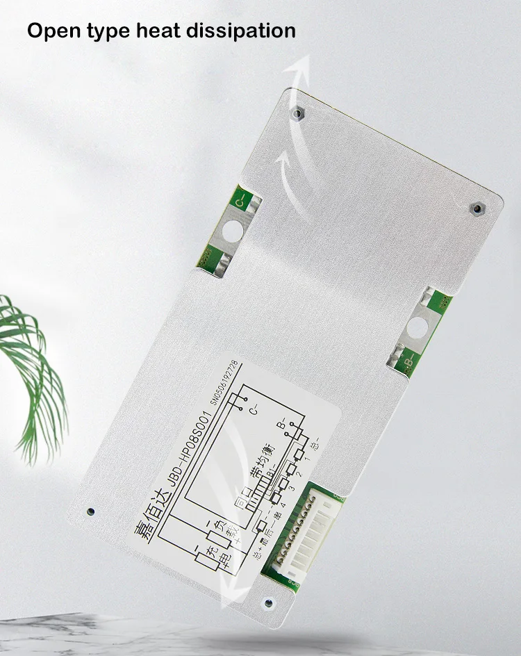 7S 24V литий-ионная Lipo литиевая батарея Защитная плата BMS PCB PCM общий порт с балансом 30A 40A 60A 18650 пакетов инвертор 29,4 V