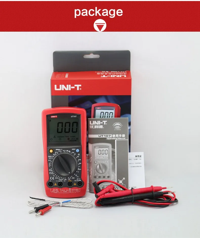 UNI-T UT107 Handheld Automotive Multipurpose