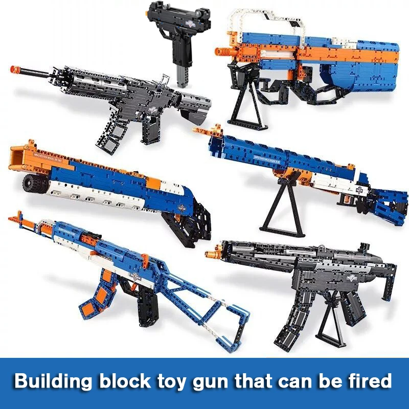 

Jedi survivaling Stimulate the battlefielding compatible Legoing Simulation gun M4A1 AK 47 SWAT military toy Building Blocks mod