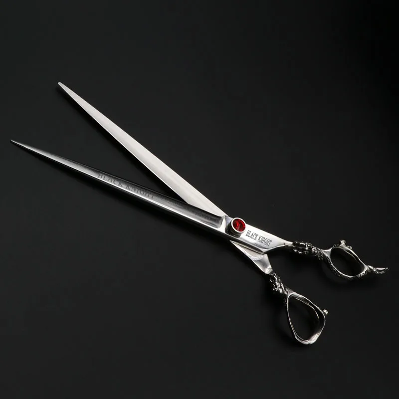 Lidar com Salão de Beleza Tesouras do Cabelo Polegada Profissional Cabeleireiro Tesoura Personalidade Safira Dragão Barbeiro Dedicado 9 4 Tesouras de cabelo