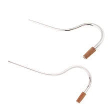 Bassoon металлический мундштук Bocal Crook для Деревянный духовой инструмент части 20,7/21,5 см длина