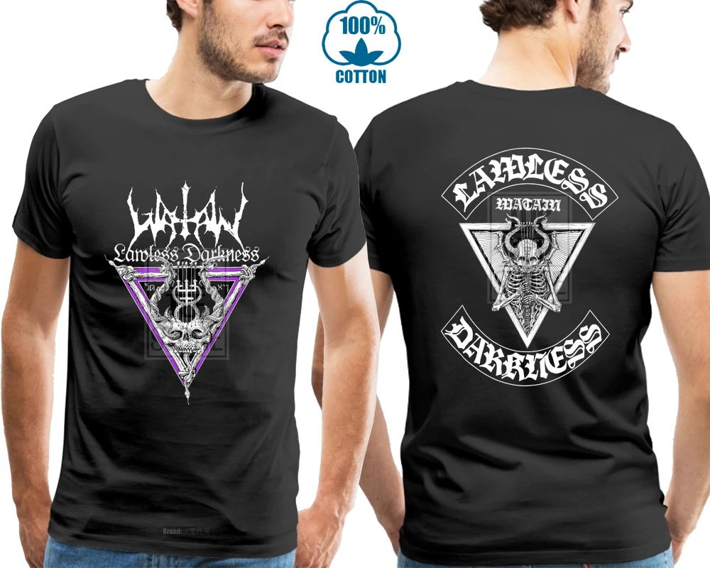 Watain Lawless футболка Darkness S M L Xl Официальная Черная с металлической лентой | Мужская