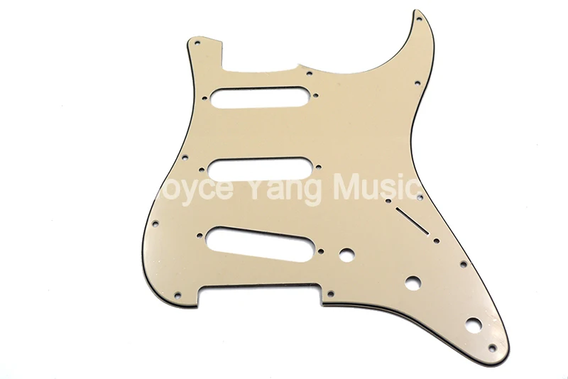 

Niko Vintage Cream 3 PLY Electric Guitar Pickguard For Fender Strat Style Electric Guitar Free Shipping Wholesales