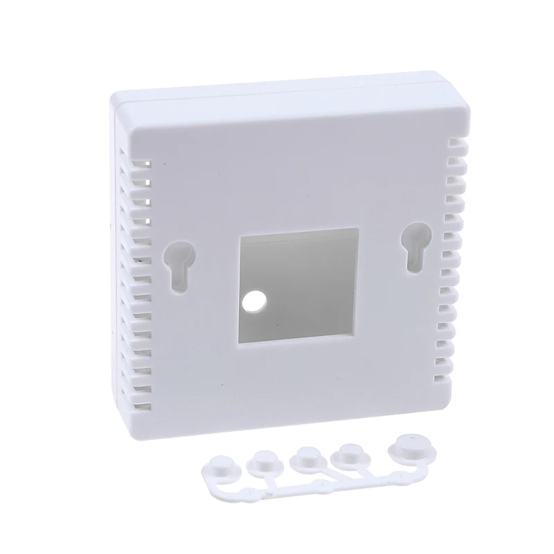 1 шт. белый чехол для DIY LCD1602 измеритель с кнопкой 86 пластиковый корпус 8,6x8,6x2,6 см