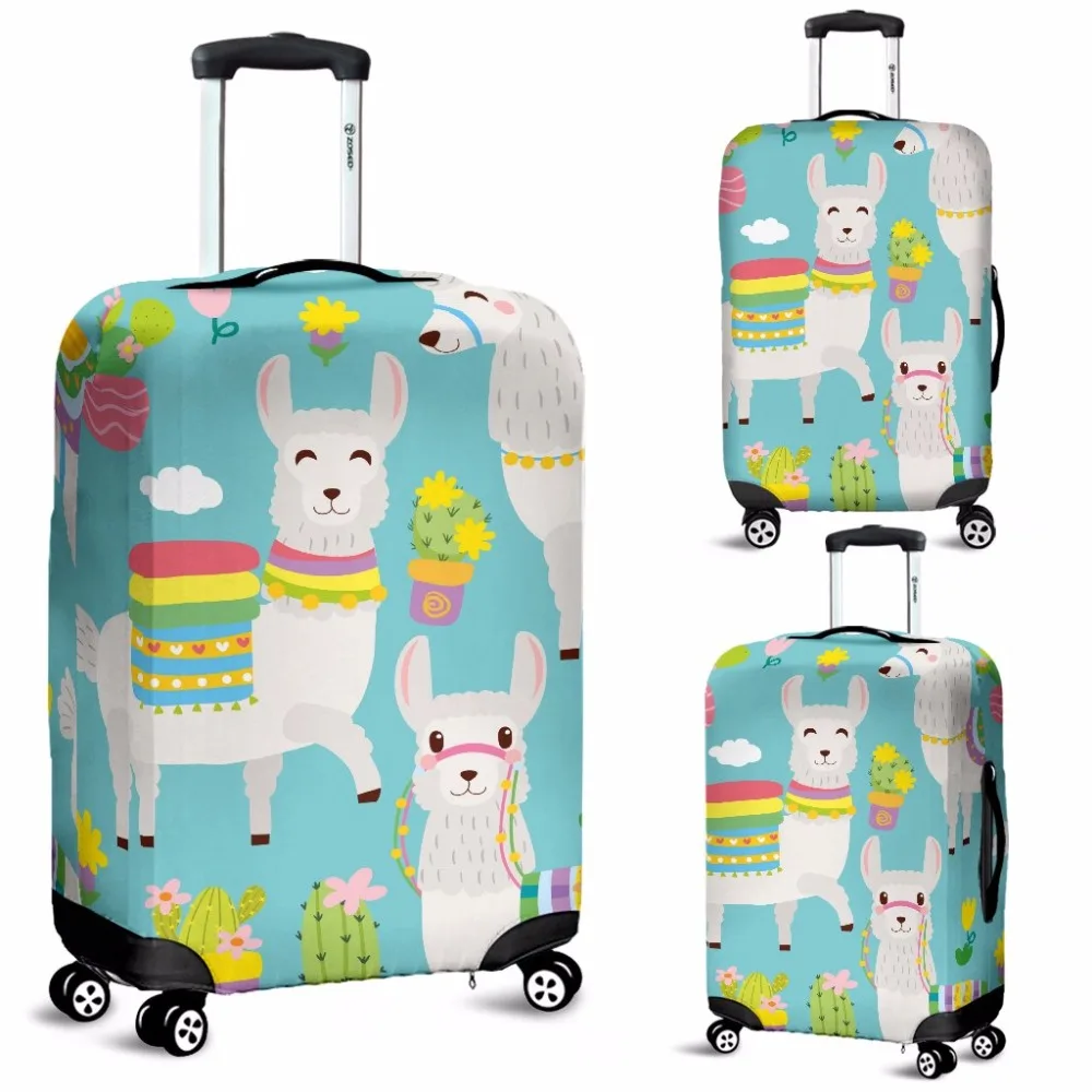 

Coloranimal Alpaca Thicken Elastic Luggage Protective Luggage Suit for 18-30 Inch Dust Suitcase Bag Zipper Travel Accessories
