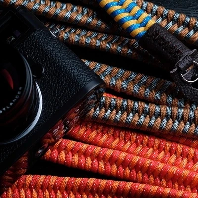 Corda de Náilon Pulseira de Pulso para Leica Mão-tecido Câmera Fuji-filme Xt20 Xt30 X100 Ricoh Gr2 Gr3 Nikon z6 z7 M10 Xt10 - Image 4