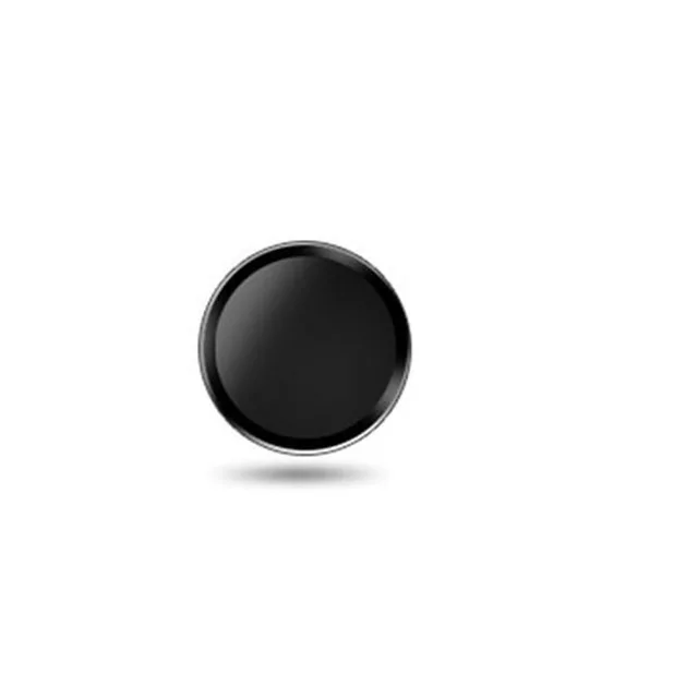 Ультра тонкий отпечаток пальца поддержка Touch ID металлическая кнопка домой наклейка для iPhone 7 7PLUS 6 6S 6PLUS 5 5S 5C SE красный и черный и золотой - Цвет: Full Black