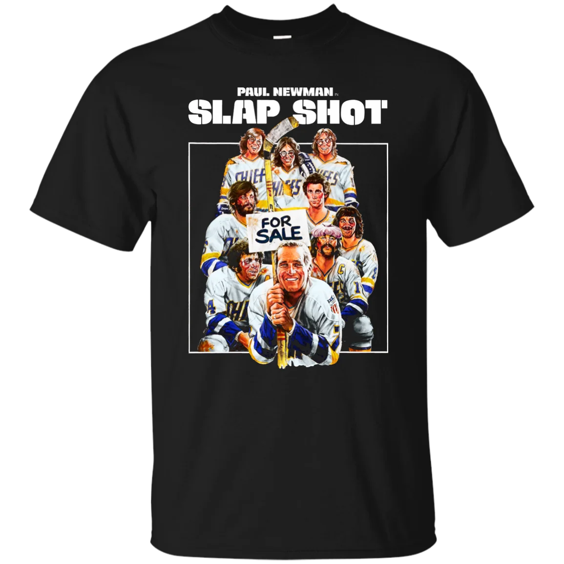 

Slap Shot, Comedy, Hockey, Movie, Paul Newman, Hanson Brothers, Charleston Chief Cool Casual pride t shirt men Unisex New