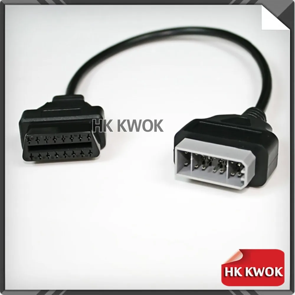 Высокое качество 5 шт. для n issan 14 Pin к OBD 2 16 Pin OBD2 OBDII Диагностика расширения инструмента адаптер Соединительный кабель