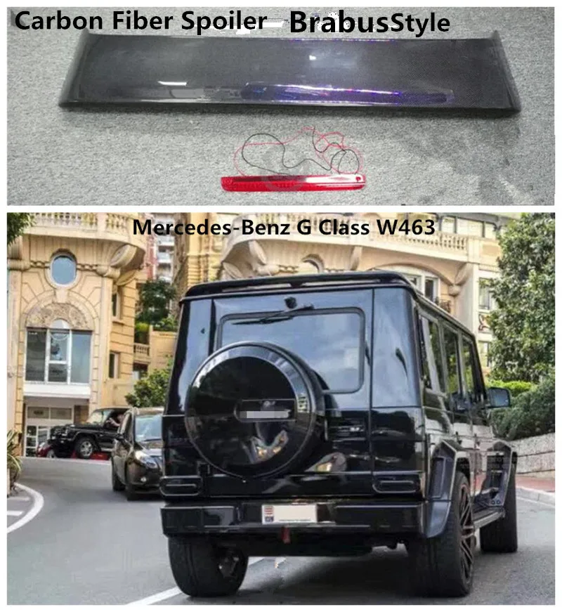 Спойлер из углеродного волокна для Mercedes-Benz G Class W463 1998-2019 высококачественные
