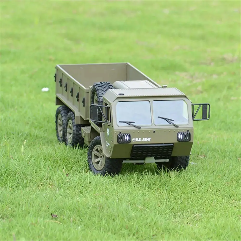 FY004A 1/16 2,4G 6WD 15 км/ч Rc автомобиль управления армии США военный грузовик RTR модель открытый автомобиль игрушки для мальчиков Игрушки