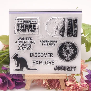 

kangaroo stamp Clear Stamp for Scrapbooking Transparent Silicone Rubber DIY Photo Album Decor