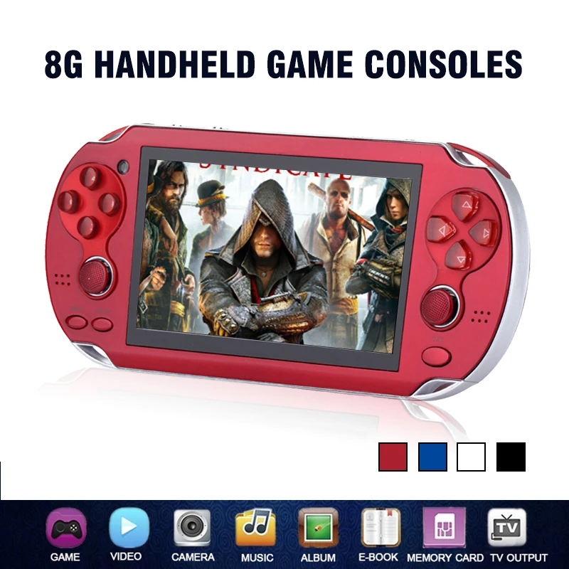  Portable Video Game Console 8GB Handheld Game Console 4.3 