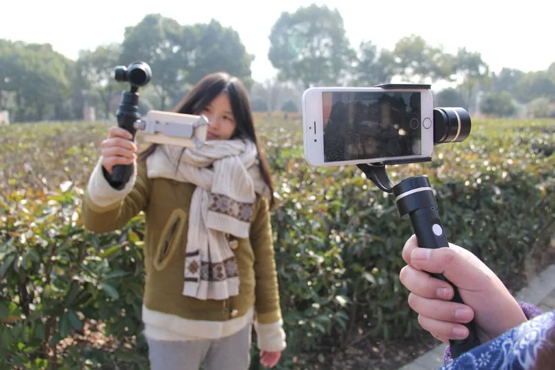 DJI OSMO Handheld 4K Camera With DJI FM 15 Flexi Microphone And Stabilizer Phantom 3 3 Axis Gimbal