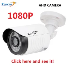 1PC Zjuxin ahd camera 1080p 5*24 LED ahd 2mp camera with HD 3.6mm 1080p ahd camera lens and hd security CCTV Cam for you