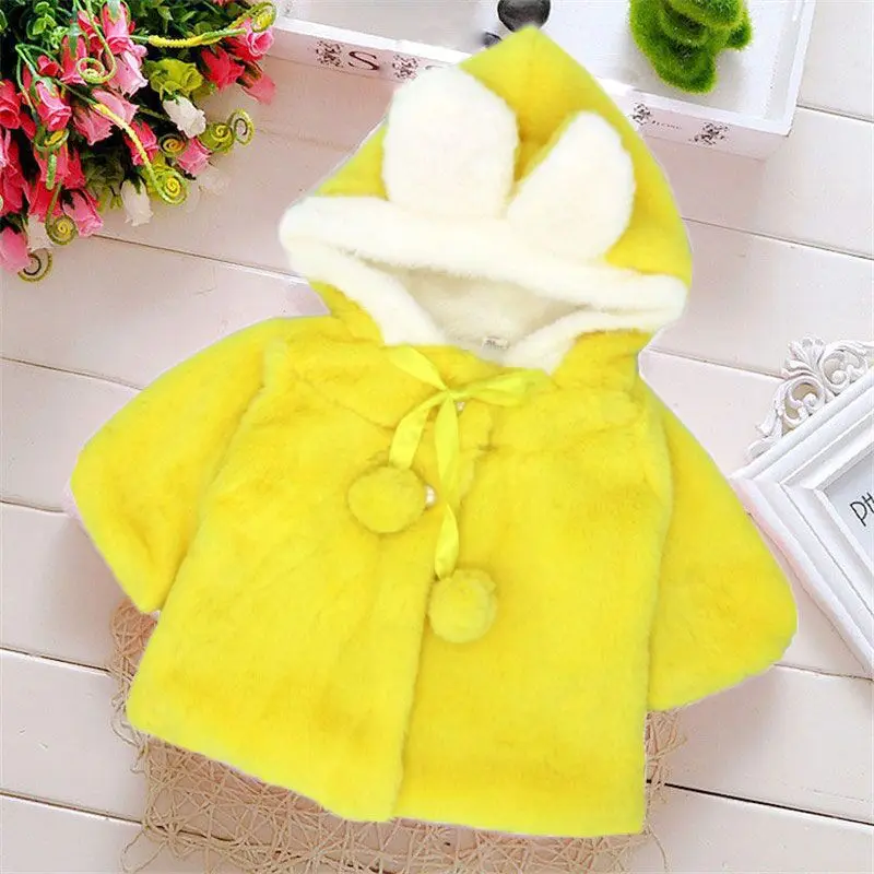 

Baby coat yellow baby girl winter clothes cute rabbit snowsuit ropa bebe invierno nina casaco infantil abrigo bebe chaqueta bebe