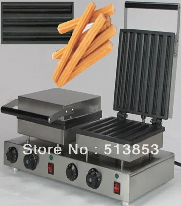 

Stainless steel Doulbe-Head 220v Electric Churros Maker Machine, factory price with good quality, you will like it!